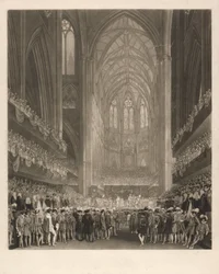 Couronnement du roi George IV à l