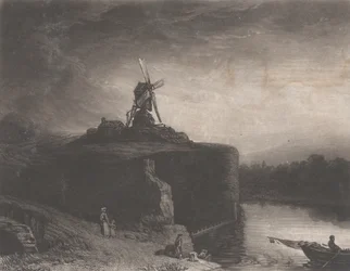 Le moulin de Rembrandt, 1823