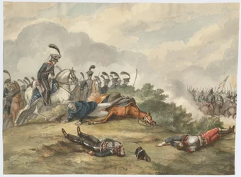 Maréchal Blücher à la bataille de Ligny le 16 juin 1815, 1818