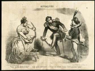 Illustration de Charles Vernier dans Le Charivari