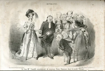 Illustration de Charles Vernier (? -1887) dans Le Charivari