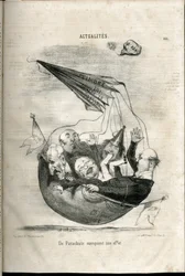 Illustration par Charles Vernier (? -1887) dans Le Charivari