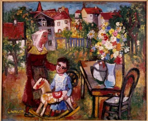 Bouquet dans le village