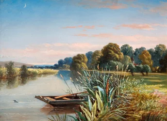 Scène de rivière, 1880