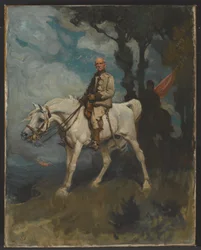 Général Sir Frederick Sleigh Roberts, sur son cheval Vonolel, 1894
