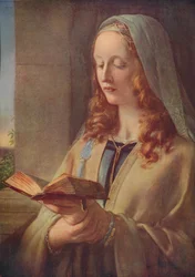 Méditation de jeune fille, 1847, c1915