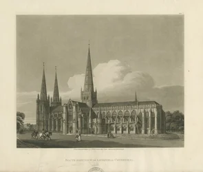 Cathédrale de Lichfield - Vue sud-est