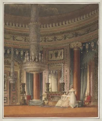 La salle à manger circulaire de Carlton House, Londres