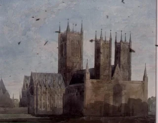 Vue de la Cathédrale de Lincoln