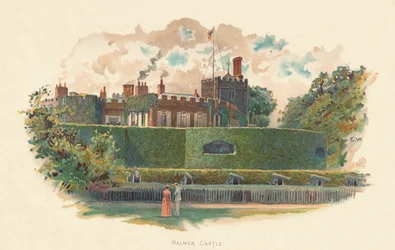 Château de Walmer, vers 1890