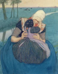 Mère et enfant, 1900
