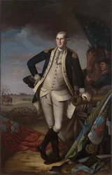 George Washington à la bataille de Princeton