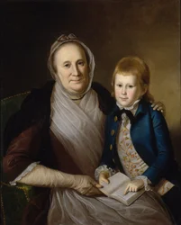 Mme James Smith et son petit-fils