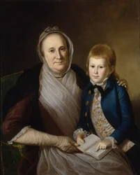 Mme James Smith et son petit-fils