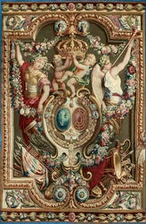 La Portière des Célèbres, de la Manufacture des Gobelins, 1722-28
