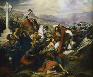 Charles Martel à la bataille de Tours, 1837