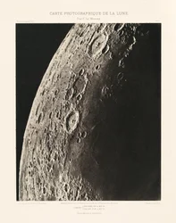 Carte photographique de la lune, planche I (Photographic Chart of the Moon, plate I),23 février