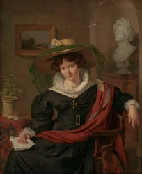 Portrait de Carolina Frederica Kerst, épouse de Louis Royer