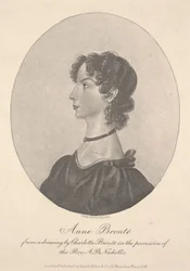 Anne Brontë, gravée par Walker & Boutall, vers 1836-49 (gravure)