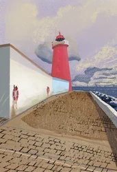 Le sentier du phare rouge