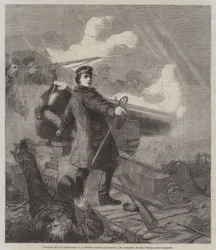 Acte galant du Commandant W N Hewett devant Sébastopol