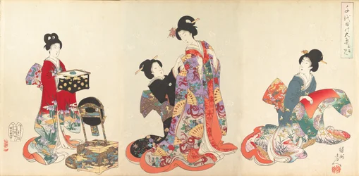 Album de femmes du château de Chiyoda, 1895