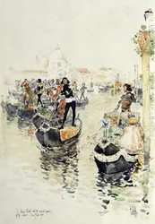 Une régate vénitienne
