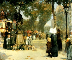 Scène de rue, Paris