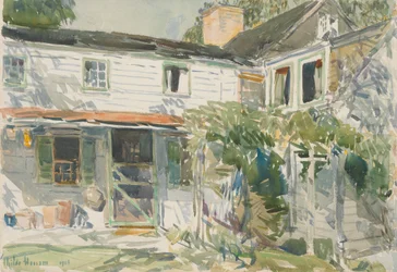 Arrière de la vieille maison