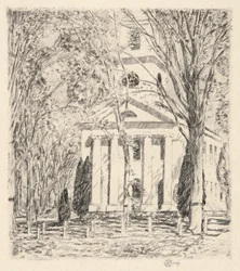 Église à Old Lyme, 1924
