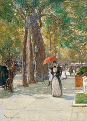 Cinquième Avenue à Washington Square, New York, 1891