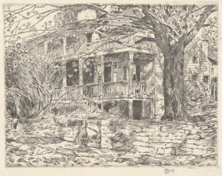 Vieille maison, Cos Cob, 1915