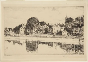 Les cheminées, Portsmouth, 1915