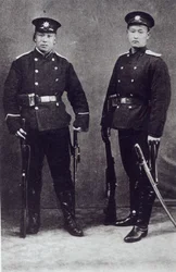 Soldats du gouvernement à Tianjin