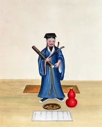 Un taoïste en Chine, c.1785