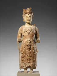 Bodhisattva, probablement Avalokiteshvara (Guanyin), c.550-60