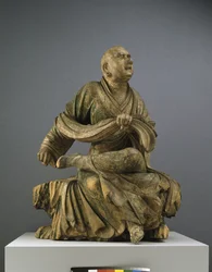 Dompteur de dragon Luohan, vers XIVe siècle