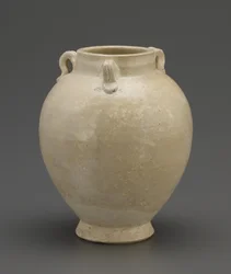 Pot avec trois poignées, province du Hebei ou du Henan, dynastie Sui ou Tang