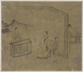 Écouter le luth, dynastie Ming ou Qing