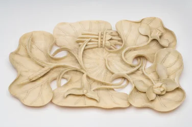Reposoir de pinceau en forme de fleur de lotus