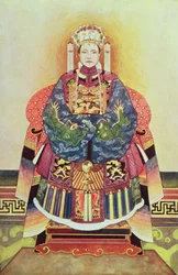 Portrait de Tzu Hsi, l