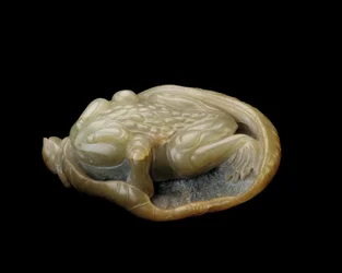 Crapaud sur une feuille de lotus, 1500-1700
