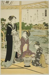 Kuronushi, de la série "Six poètes immortels (Rokkasen)"