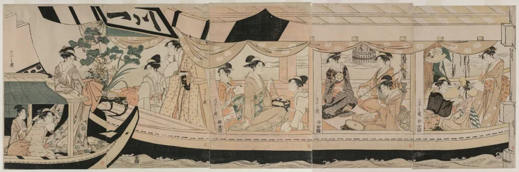 Fête sur le bateau de plaisance Kawaichimaru