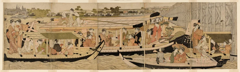 Bateaux de plaisance sur la rivière Sumida