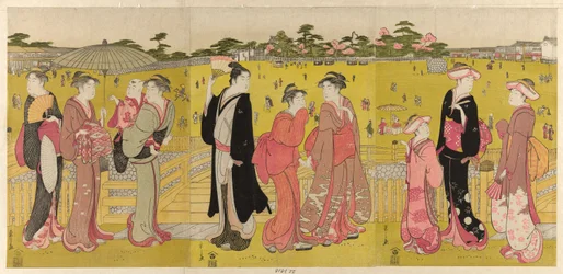 Promenade près de Mihashi à Ueno