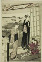 Suma, de la série "Une parodie à la mode du Conte de Genji (Furyu yatsushi Genji)"