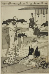 Suma, de la série "Une Parodie à la Mode du Conte de Genji (Furyu yatsushi Genji)"