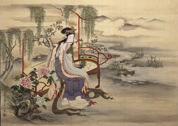 La beauté chinoise Yang Guifei, vers 1810-1815