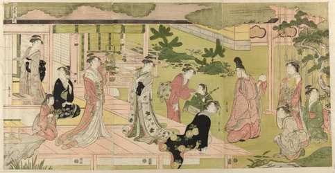 Wakana, Partie 1 (Wakana, jo), de la série "Une parodie à la mode du Conte de Genji (Furyu yatsushi Genji)"